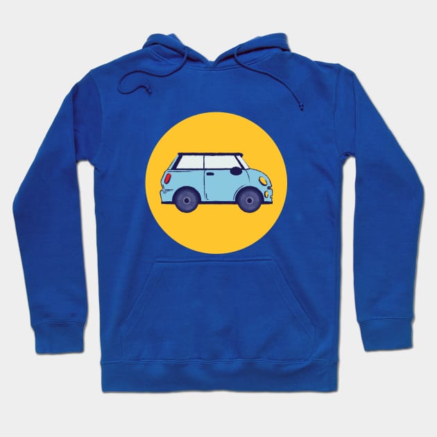 Blue Mini Hoodie by geep44